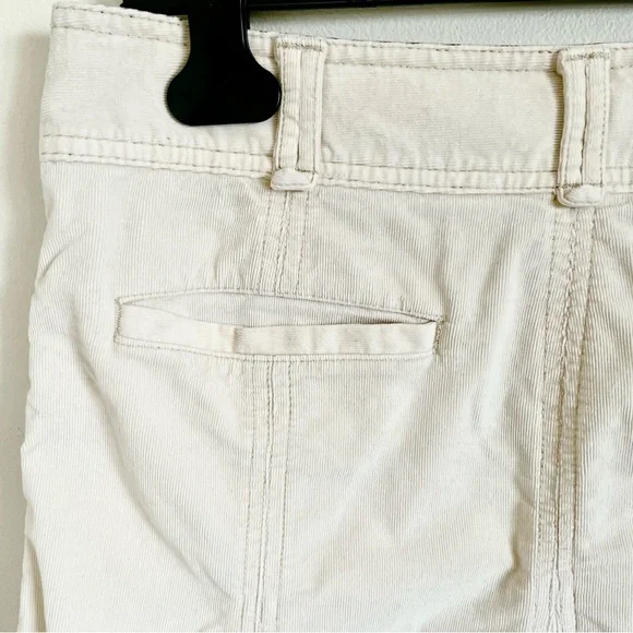 Athleta Corduroy Whenever Flare Mini Skirt in Cream Size 6 EUC - Picture 12 of 12